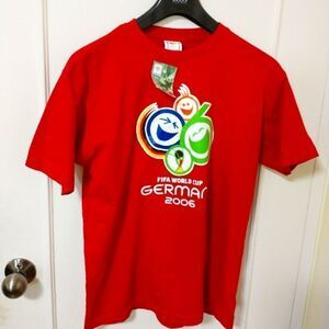 Rare Vintage 2006 Fifa World Cup T-Shirt printed in 2002 Men's size Small